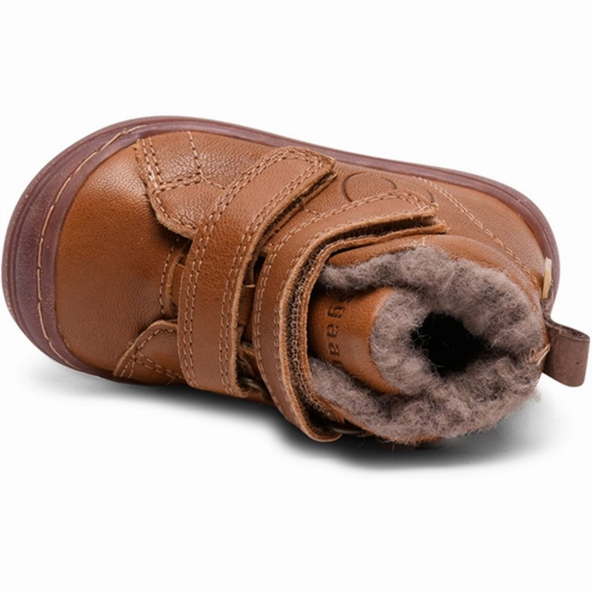 Bisgaard Rudi V Tex Shoes Cognac Anti Odor Stylish Explorer Grippy Outsole Snowy Path