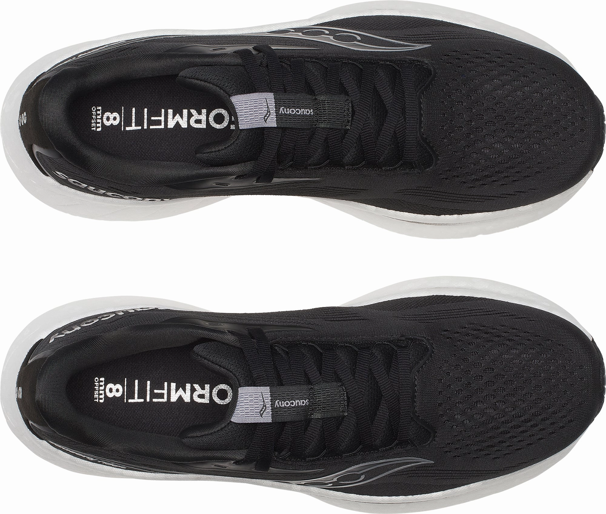 Saucony Ride 18 WIDE FIT Mens Running Shoes - Black Revolutionary