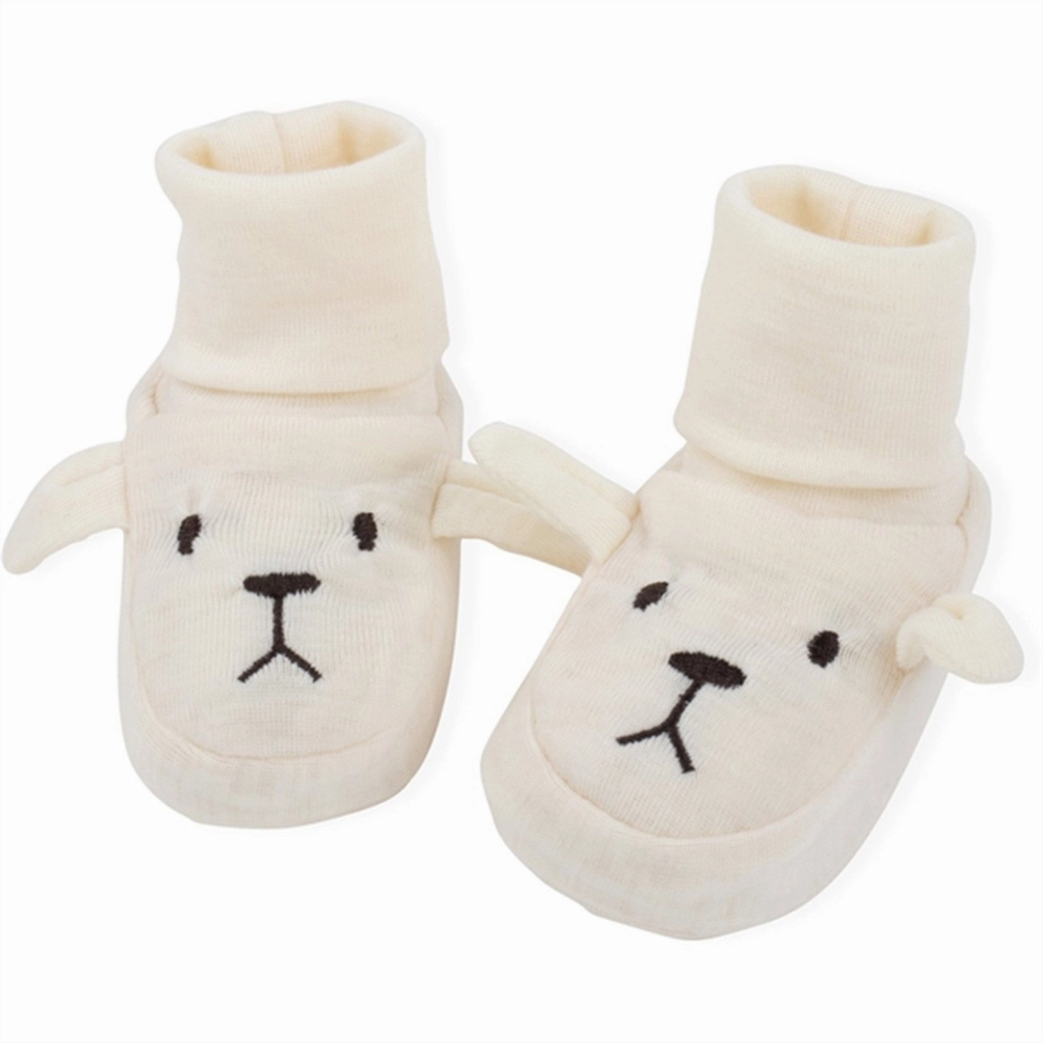 Comfortable Slip Lillelam Lammi Indoor Shoes Giftbox White