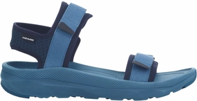 Lizard Trek Mens Sandals - Blue Relax Foot Anti Slip Coating