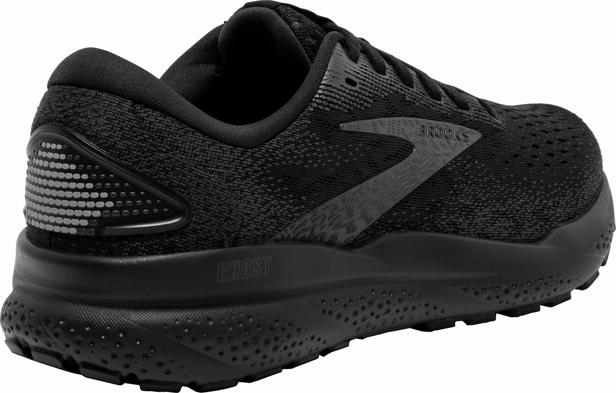 Reliable Performance Brooks Ghost 16 WIDE FIT Womens Running Shoes - Black