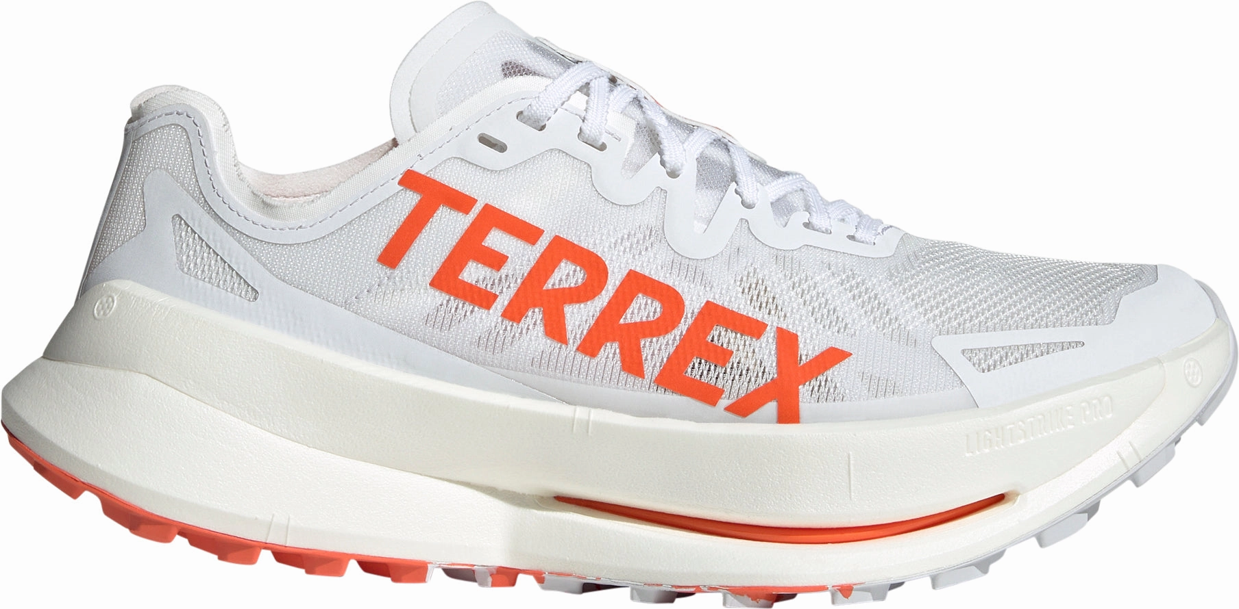 Travel Essential Proprioception Enhancer adidas Terrex Agravic Speed Ultra Mens Trail Running Shoes - White