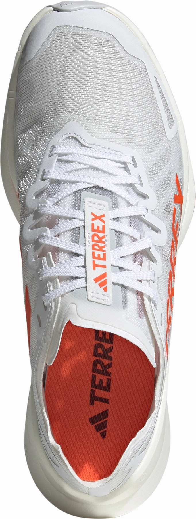 adjustable running wear adidas Terrex Agravic Speed Ultra Mens Trail Running Shoes - White