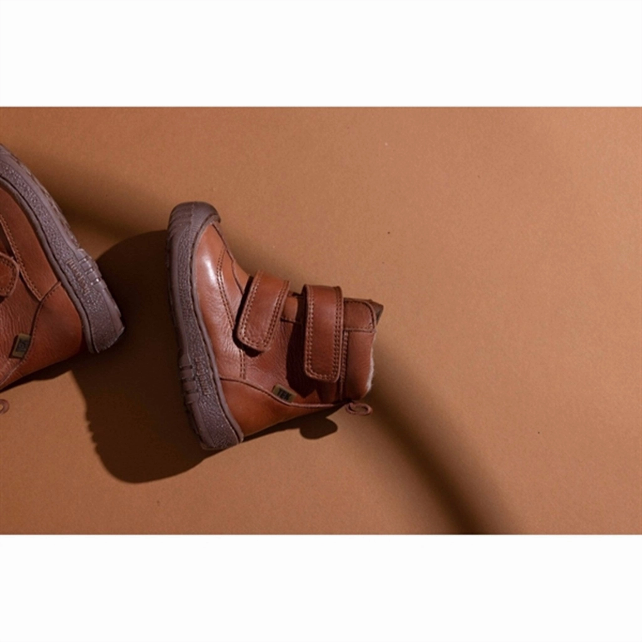 Low Profile Silhouette Bisgaard Evon Tex Shoes Cognac