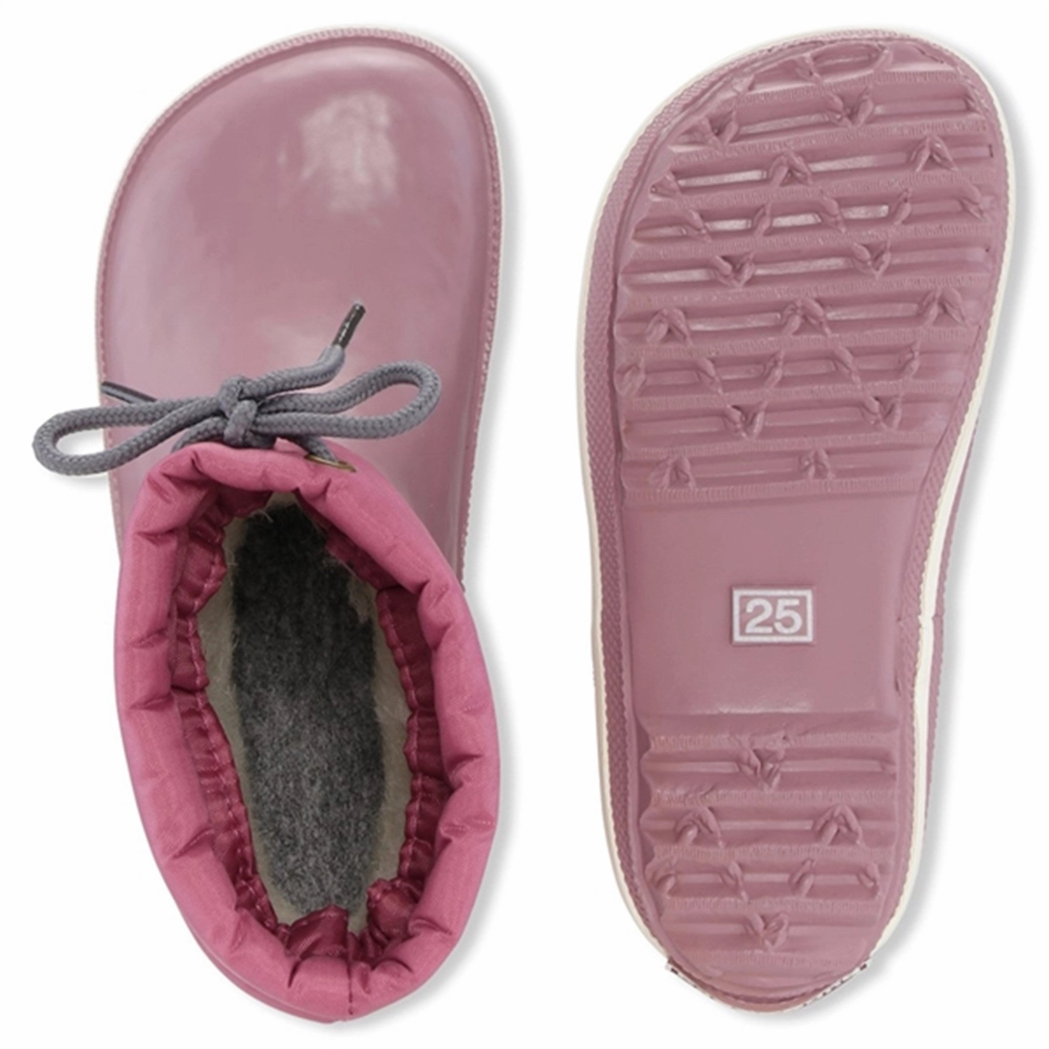 Bundgaard Cirro Low Warm Rubber Boots Dark Rose Dust Guard Quick Drying Stylish Explorer