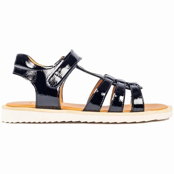 Slip Sandals Comfortable Padding Angulus Sandals Black