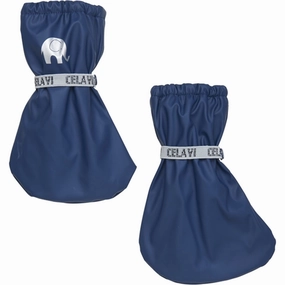 CeLaVi PU Footies w. Fleece Pageant Blue Easy Fit