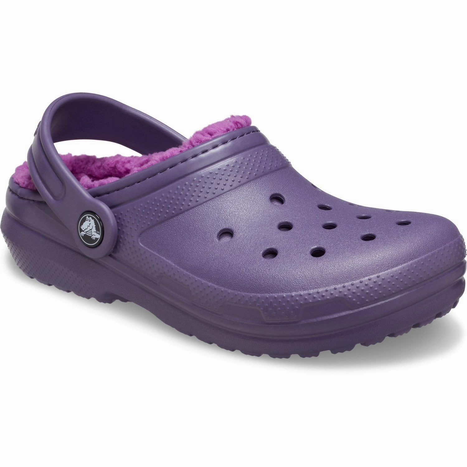 Crocs Nightshade Classic Lined Clog Soft Leather adjustable fit shoes