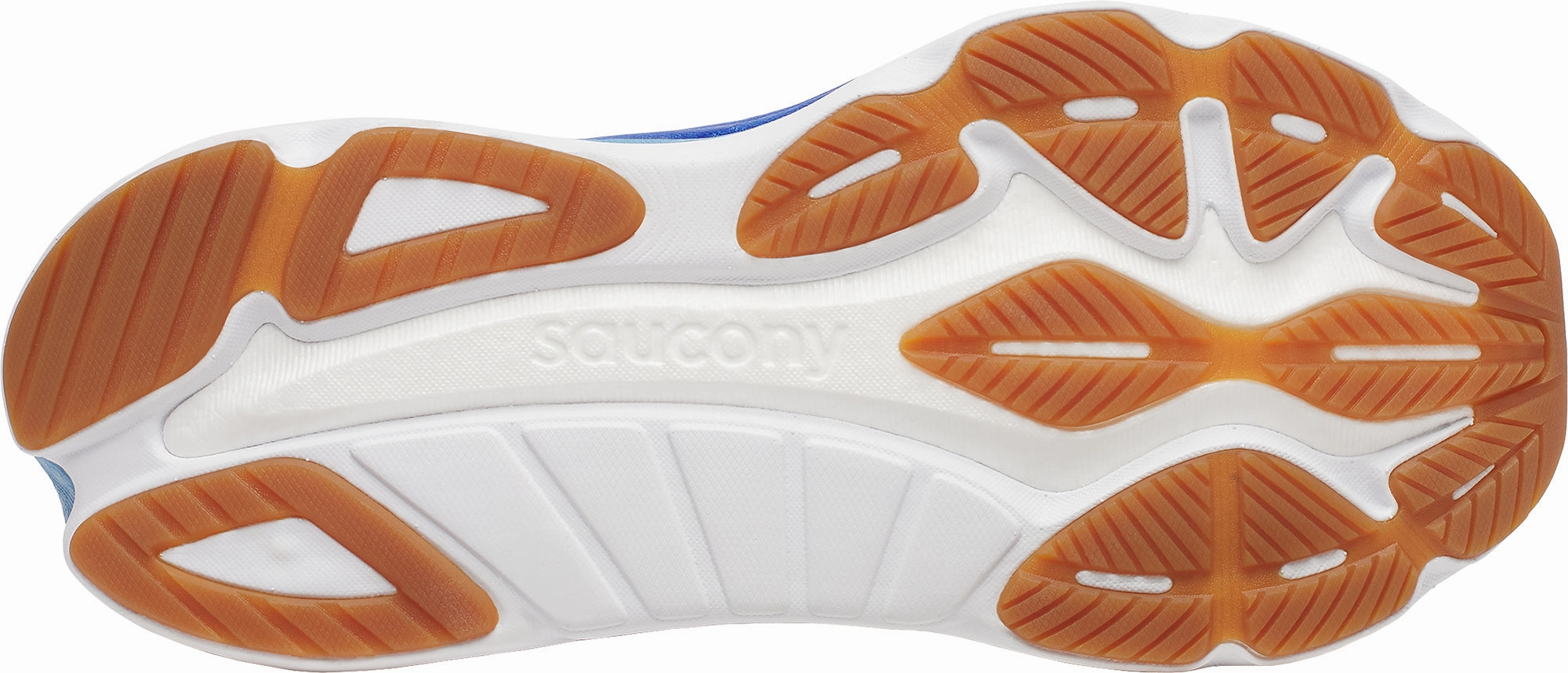 Saucony Hurricane 24 Mens Running Shoes - Blue basketball - court running shoes running in a salt flat area shoes