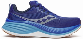 Thermo Bonded Seams affordability - brand shoes Saucony Hurricane 24 Mens Running Shoes - Blue