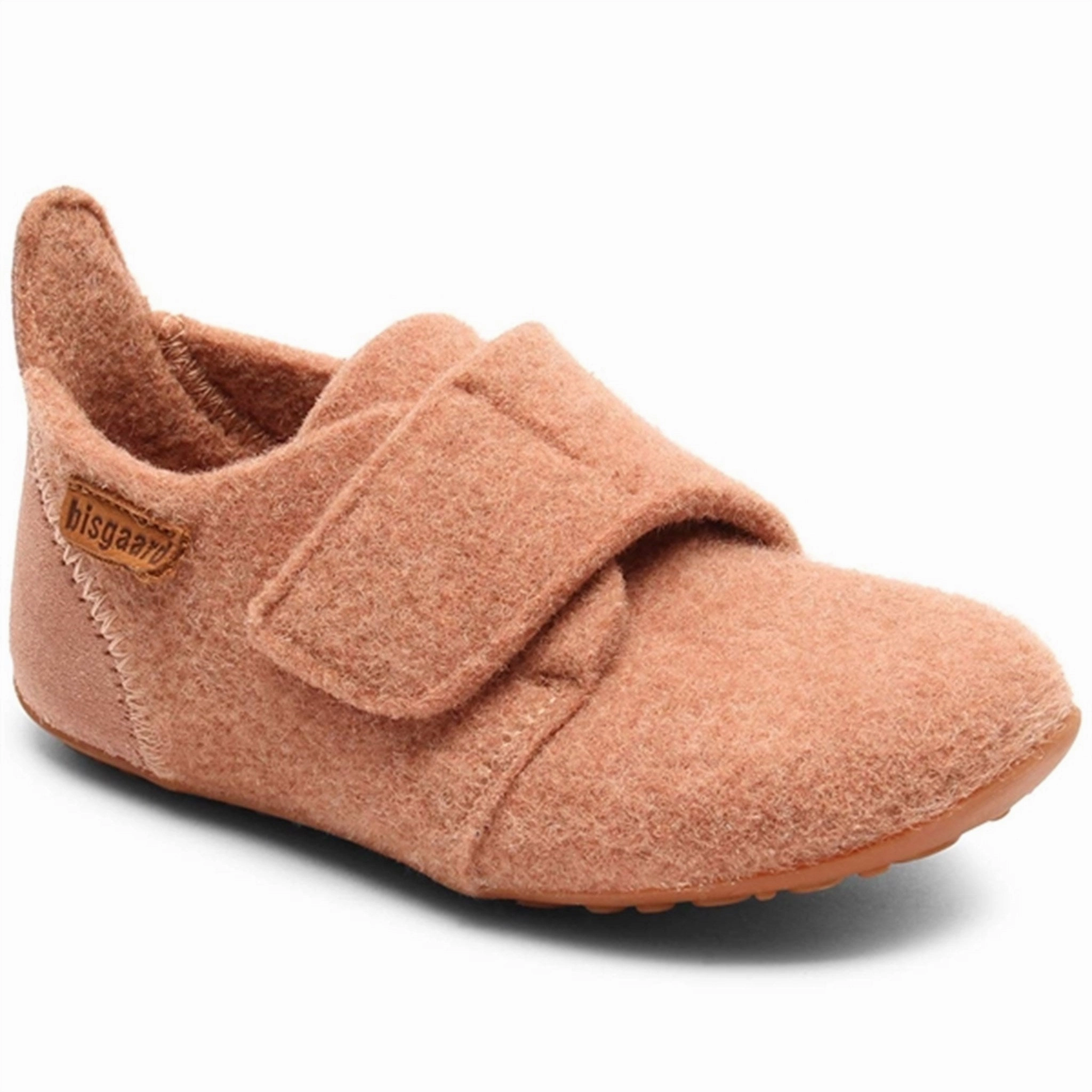 Bisgaard Indoor Shoes Wool Velcro Rose Abdominal Support System