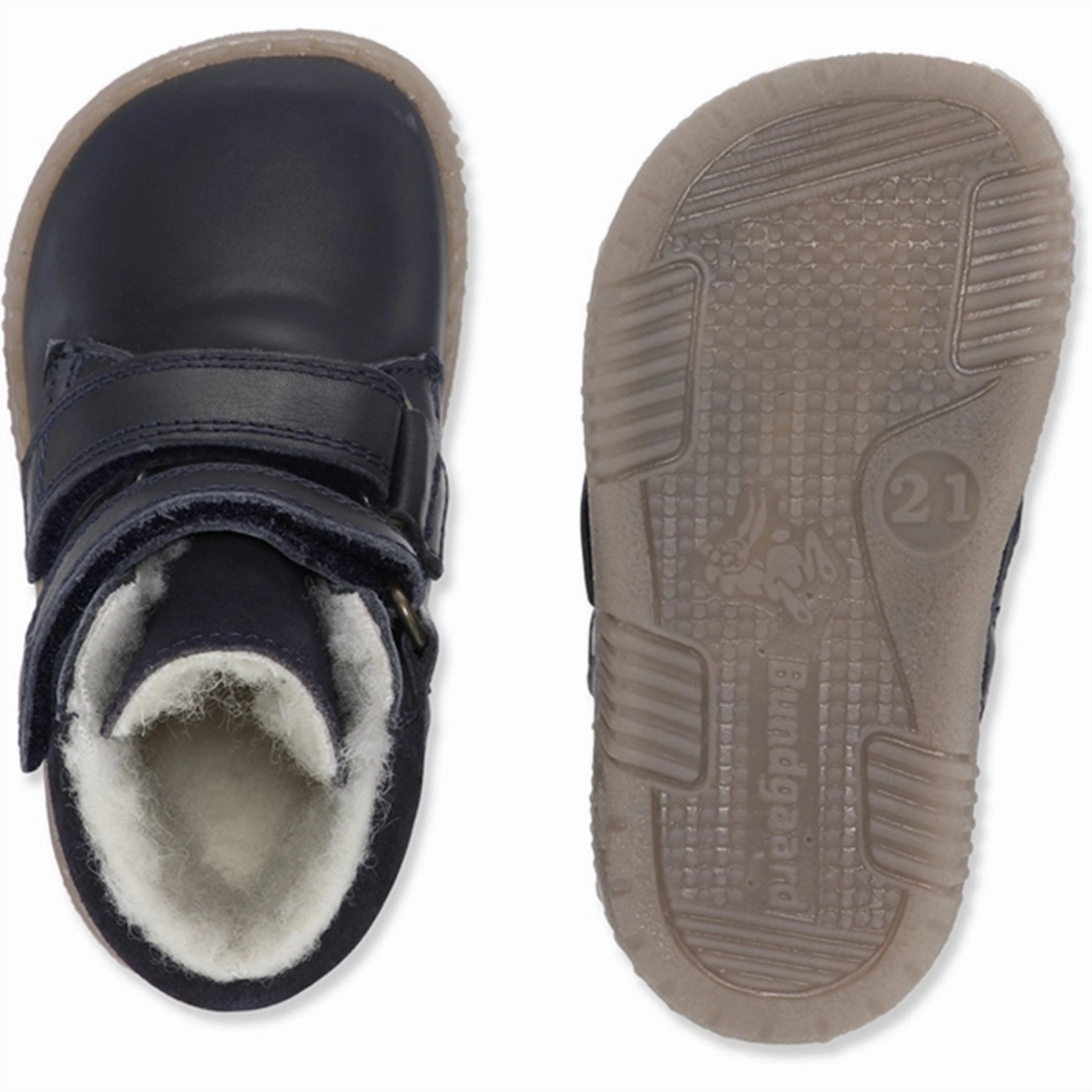 Bundgaard Rabbit Strap Tex Winter Boot Navy VB pack light