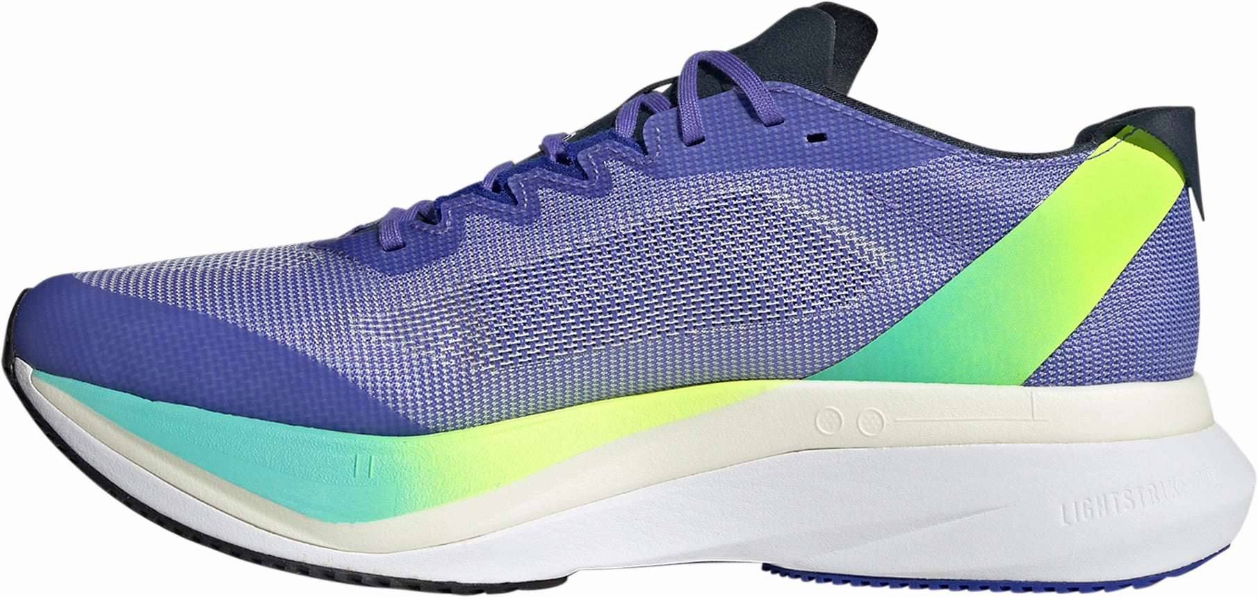 running in university tracks shoes adidas Adizero Boston 12 Mens Running Shoes - Blue