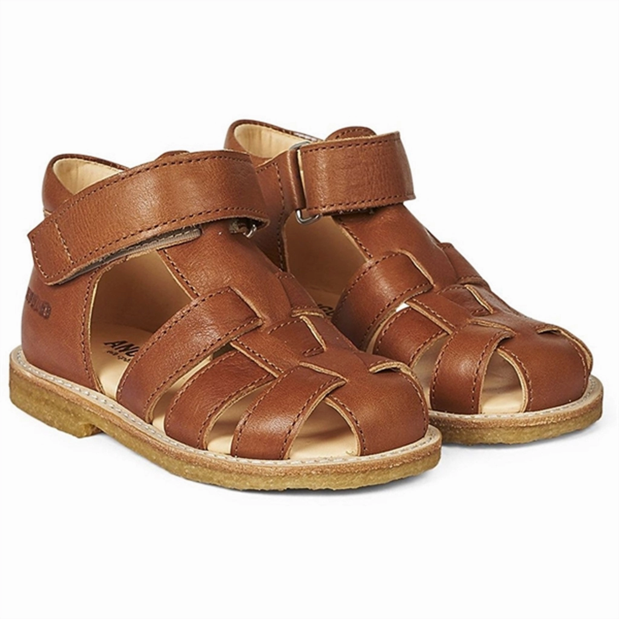 Angulus Starter Sandal W. Velcro Cognac Summer Adventure morning run