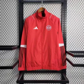 Manchester United Windbreaker Jacket 2023-24 Hearing-aid Soft Texture
