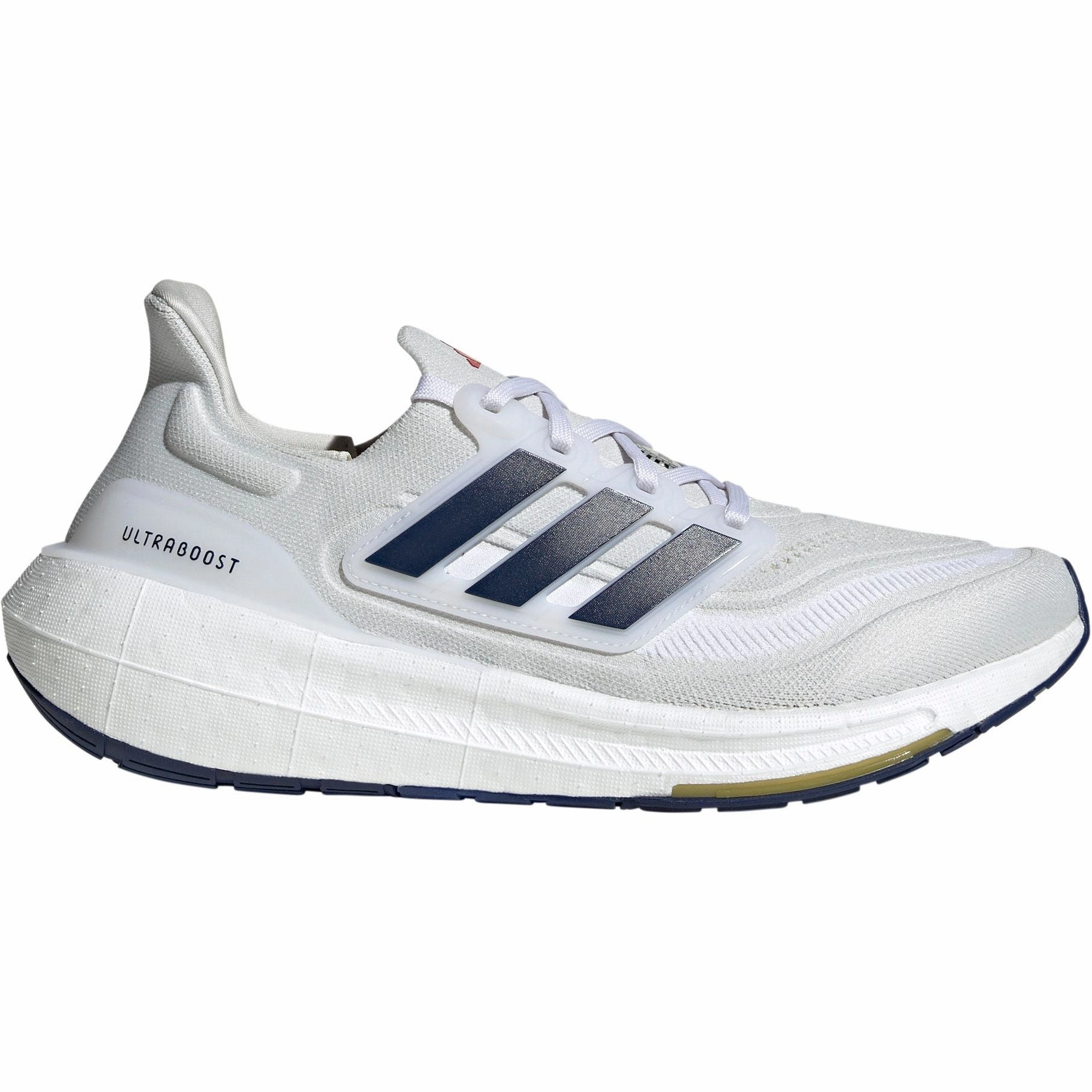 Anti Collision Toe Cap adidas Ultra Boost Light Mens Running Shoes - White