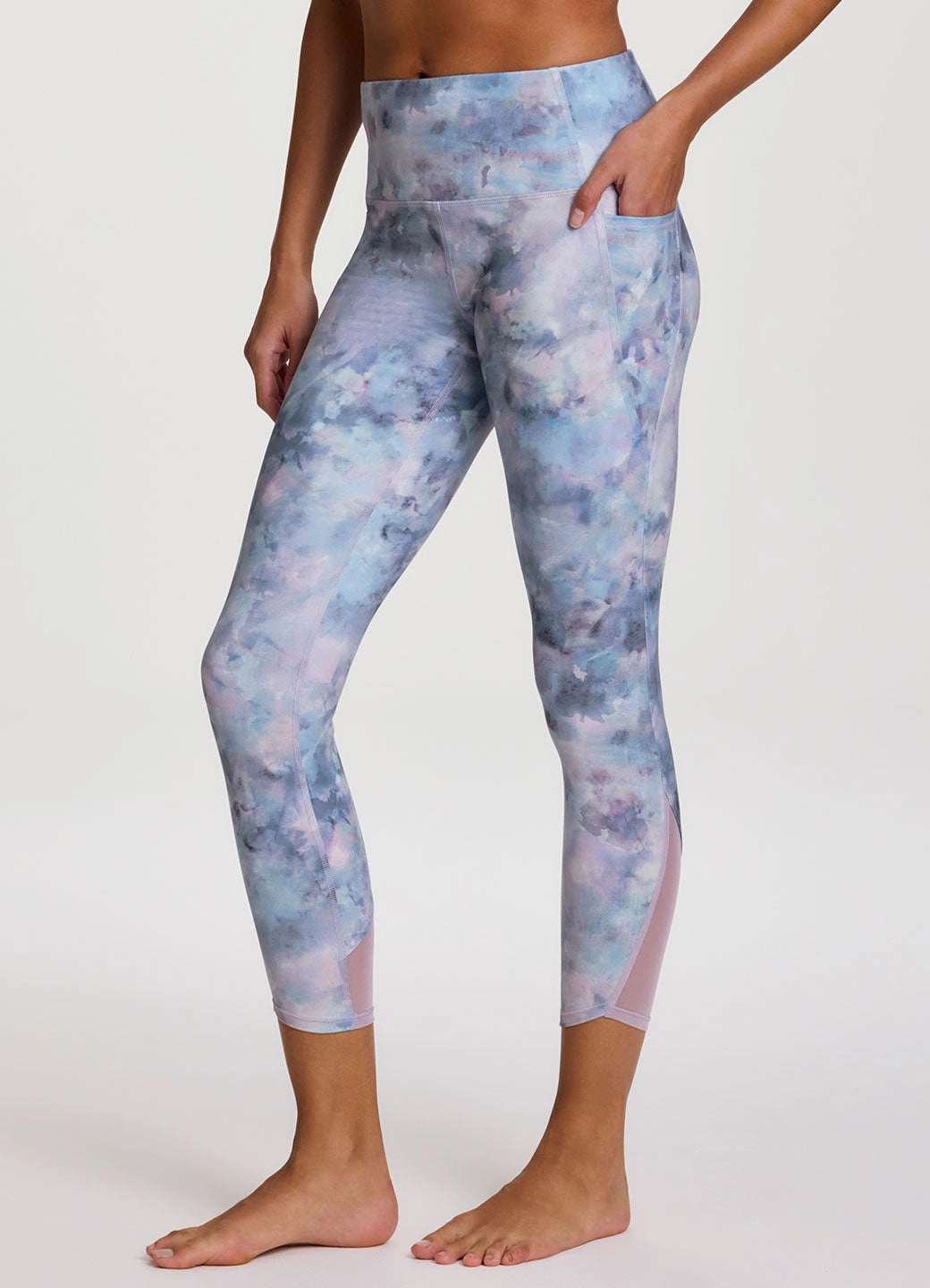 Hazy Nights Mesh Tech Flex 7/8 Legging breath easy