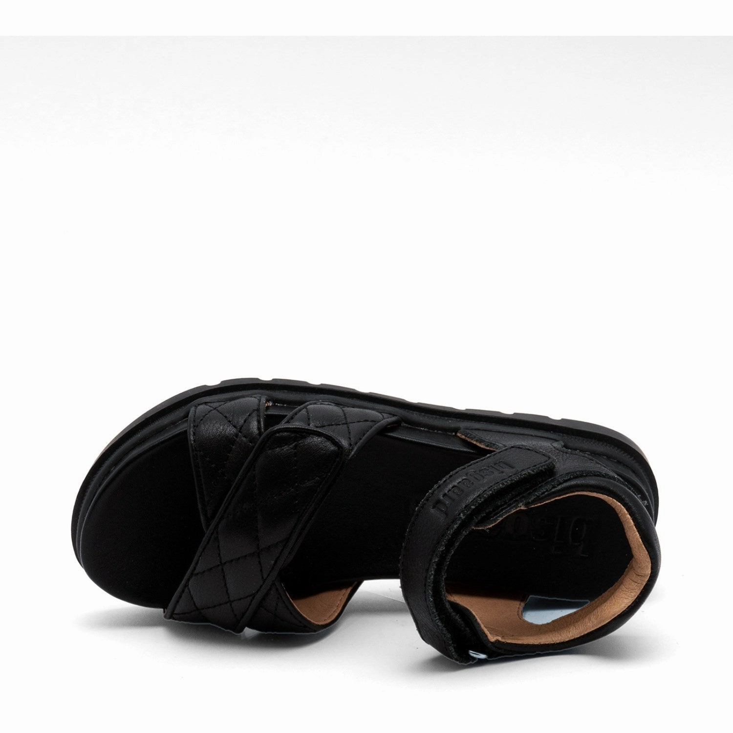 Bisgaard Black Obi Sandal Breathable soles Zip Up