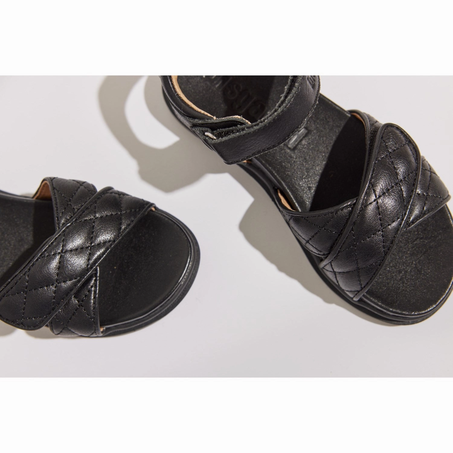 Bisgaard Black Obi Sandal Odorless