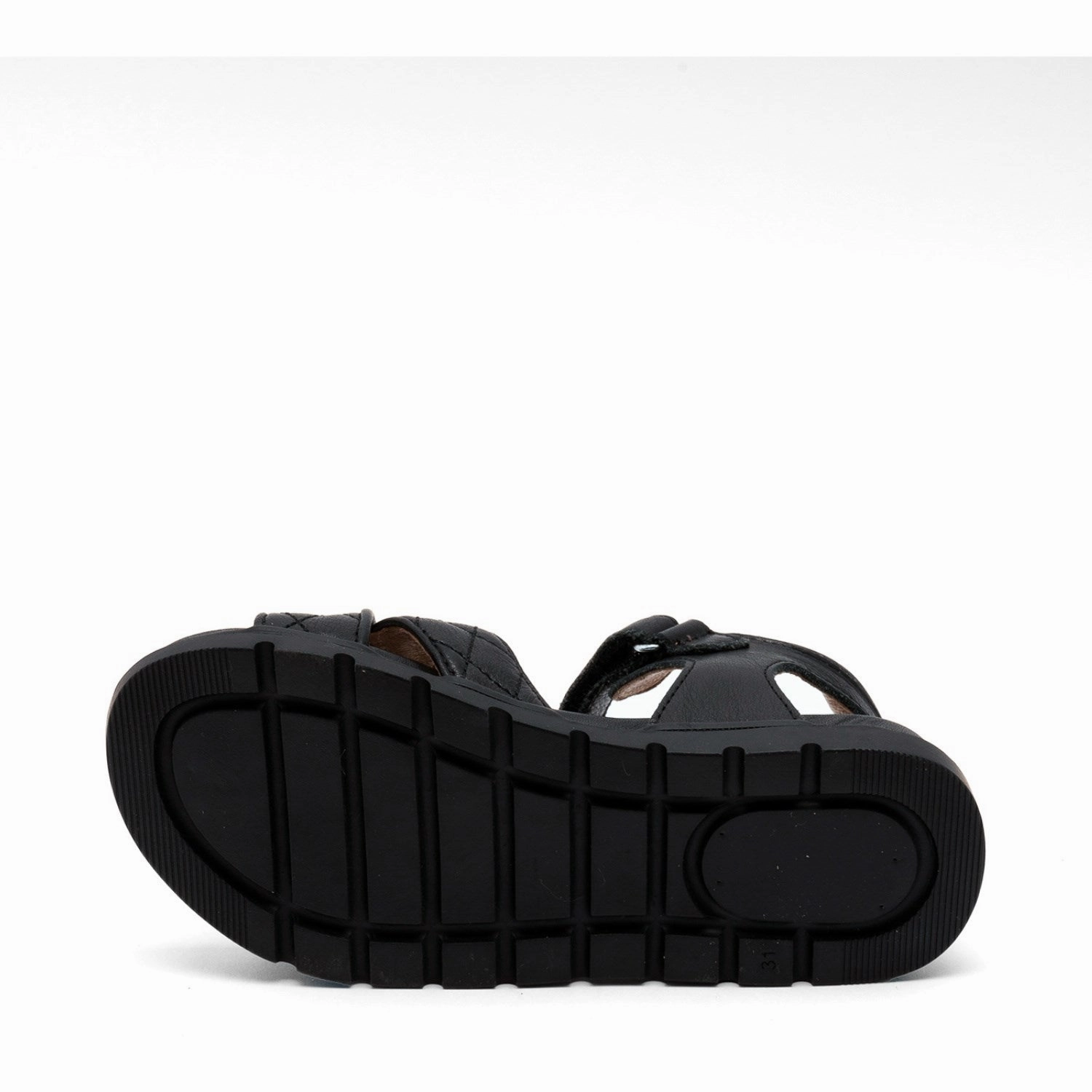 Sweat Wicking Good Grip Bisgaard Black Obi Sandal