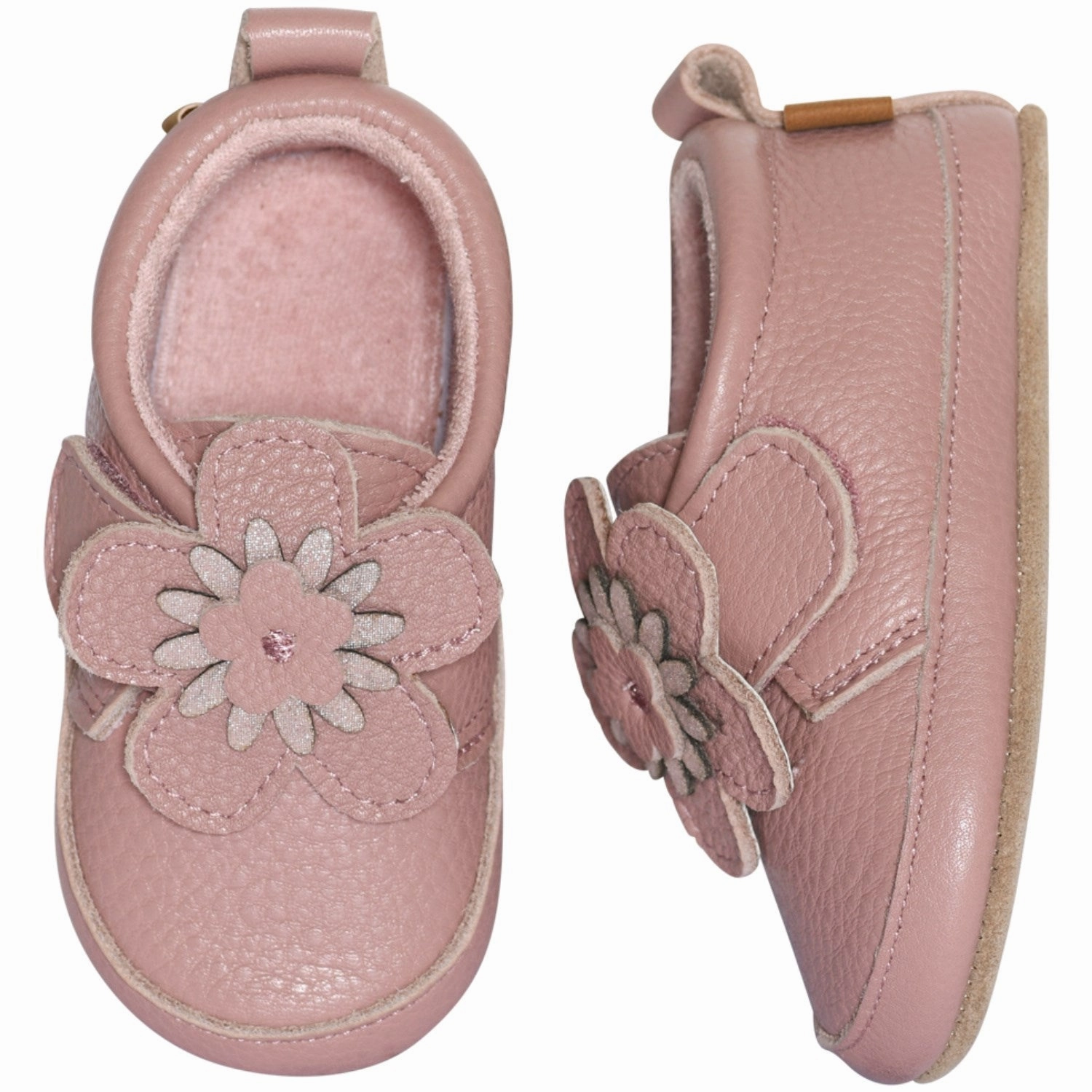 MELTON Ash Rose Daisy leather slippers Heat resistant Odorless
