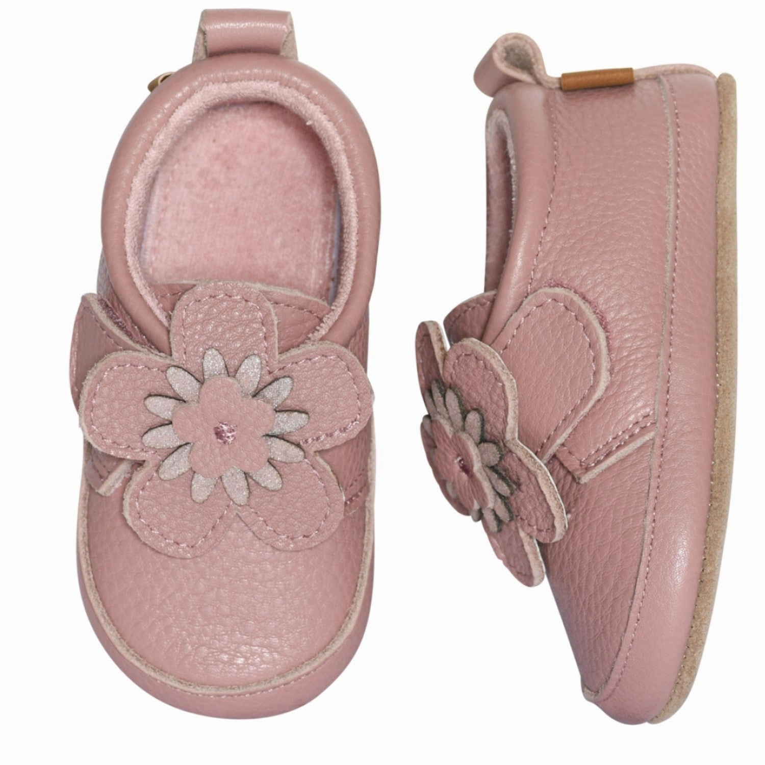 Slip-On Footwear MELTON Ash Rose Daisy leather slippers