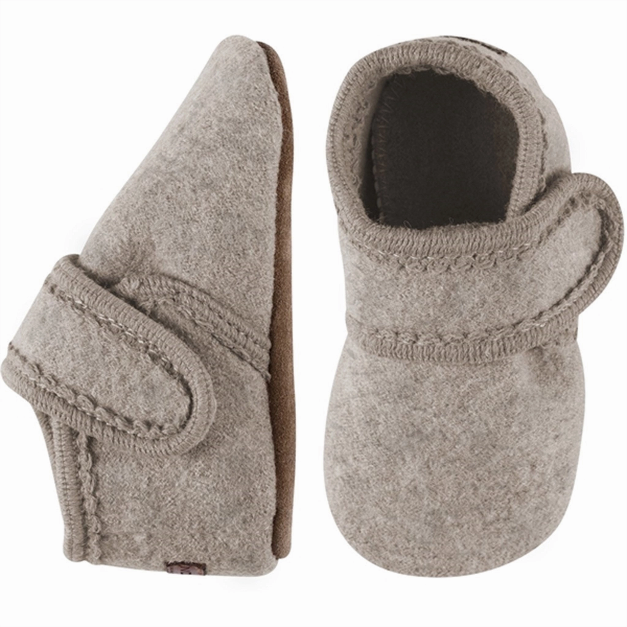 heel cup MELTON Wool Slippers Classic Beige Melange