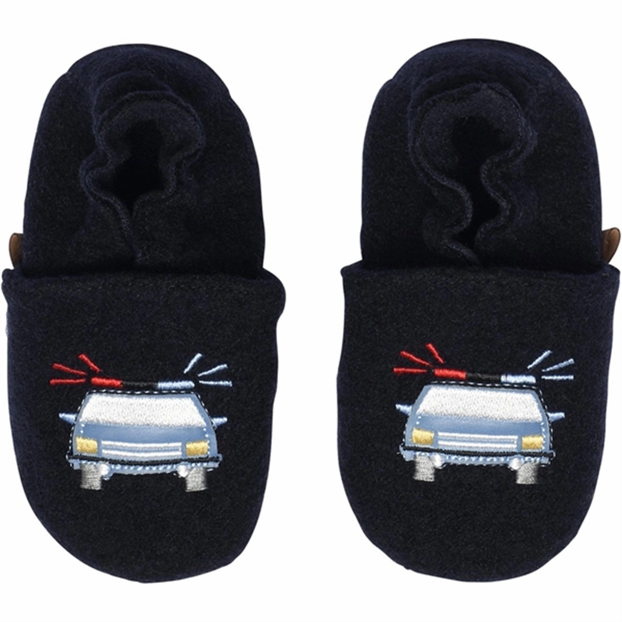 MELTON Wool Slippers Police Car Marine Shock absorption Airy Comfort