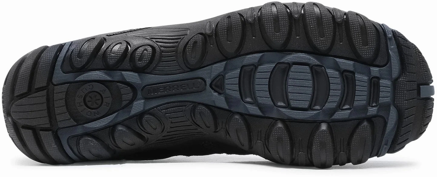 for interval training for night walks Merrell Accentor 2 Vent Mens Walking Shoes - Black