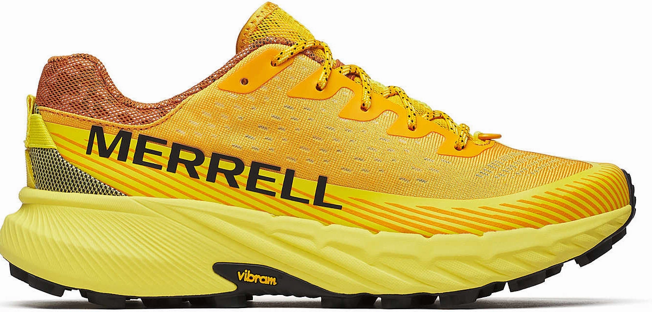 Merrell Agility Peak 5 Mens Trail Running Shoes - Orange All Terrain Durability fluorescent