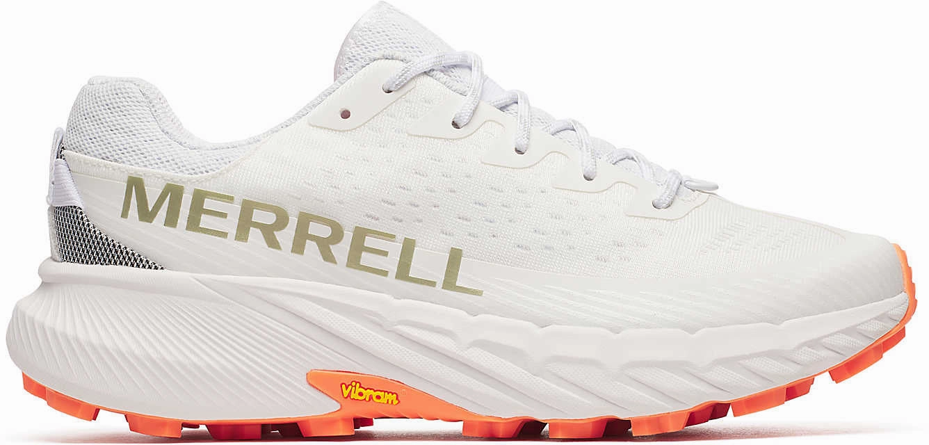 Aero Ventilation Merrell Agility Peak 5 Mens Trail Running Shoes - White