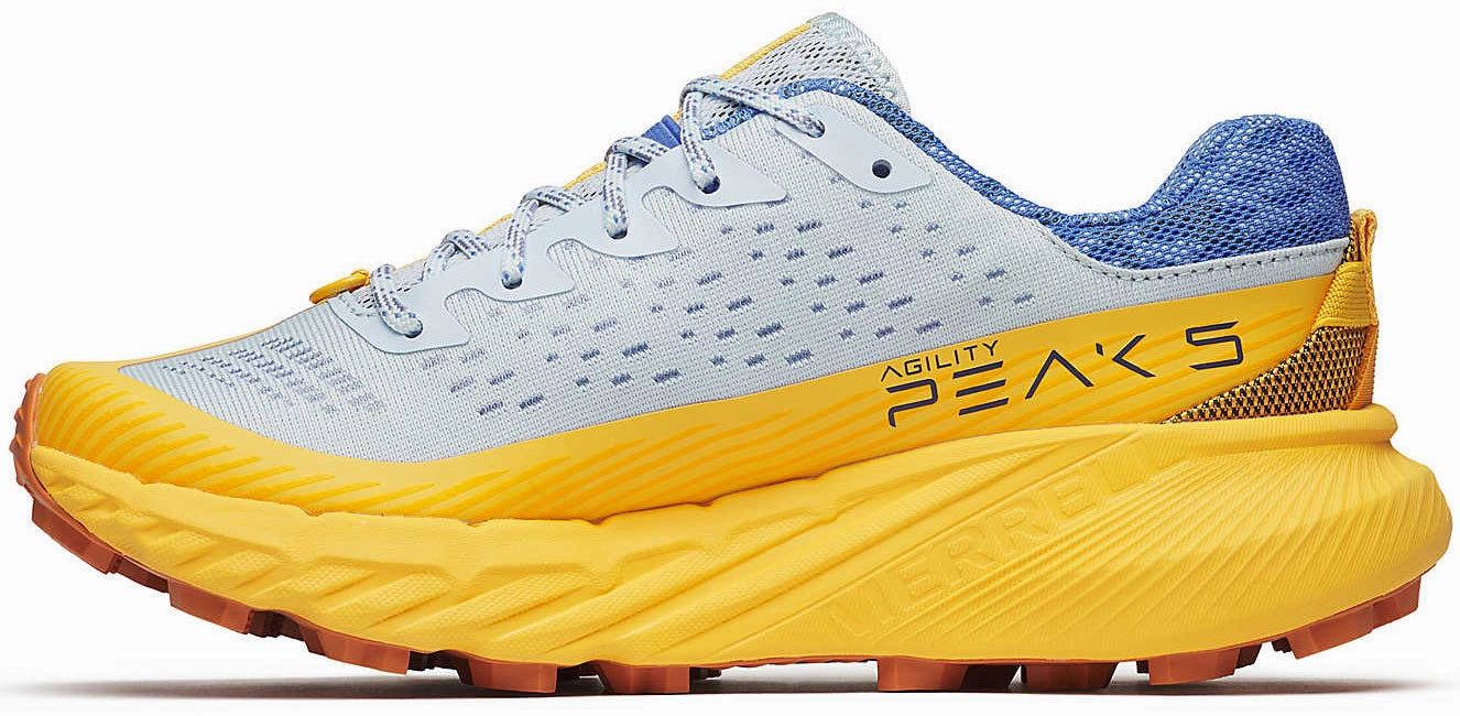 Merrell Agility Peak 5 Womens Trail Running Shoes - Blue Dynamic Flex Notches