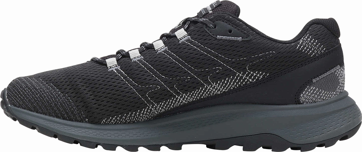 Merrell Fly Strike GORE-TEX Mens Trail Running Shoes - Black static shoes running in a mud pot area shoes