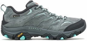 Merrell Moab 3 GORE-TEX Womens Walking Shoes - Grey slow walking easy to put on