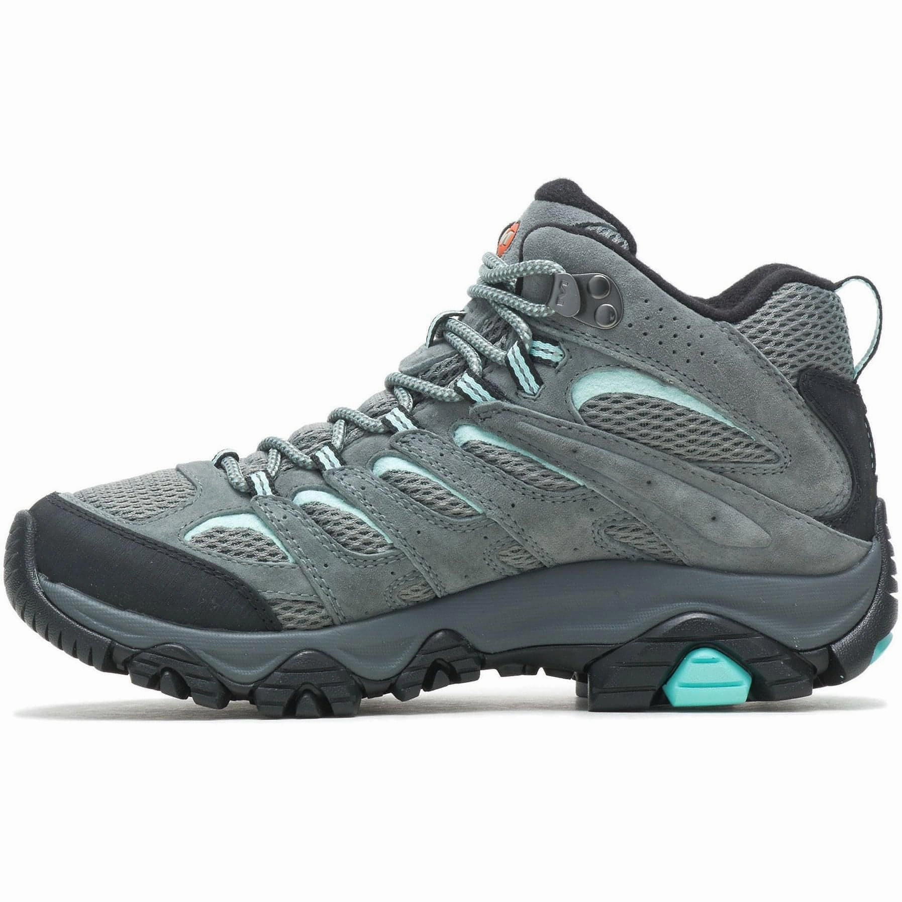 Narrow Width Merrell Moab 3 Mid GORE-TEX Womens Walking Boots - Grey