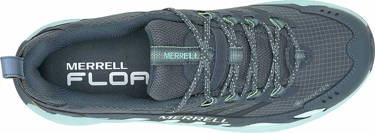 Merrell Moab Speed 2 GORE-TEX Mens Walking Shoes - Grey Training Gear Velcro Strap