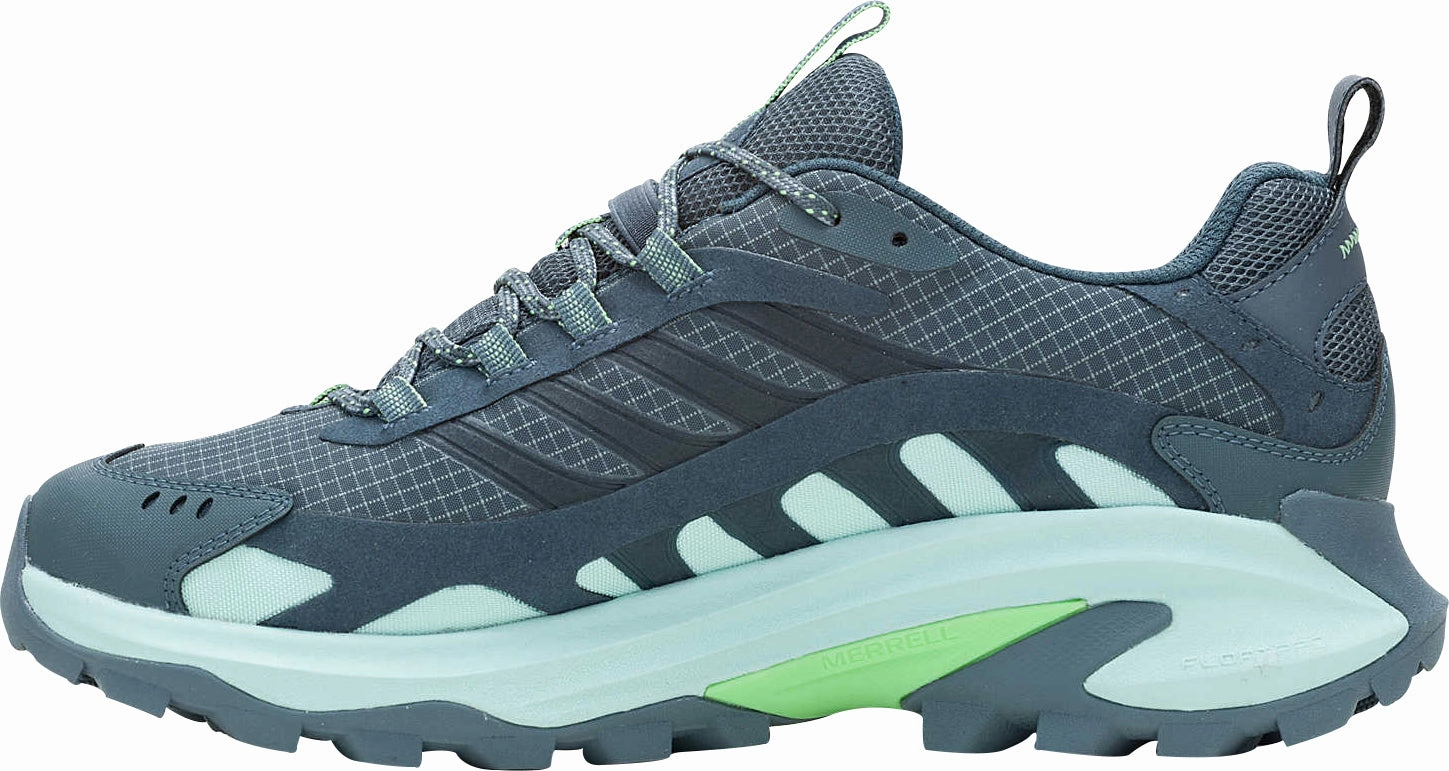 Multi Density Foam Abrasion resistant Merrell Moab Speed 2 GORE-TEX Mens Walking Shoes - Grey