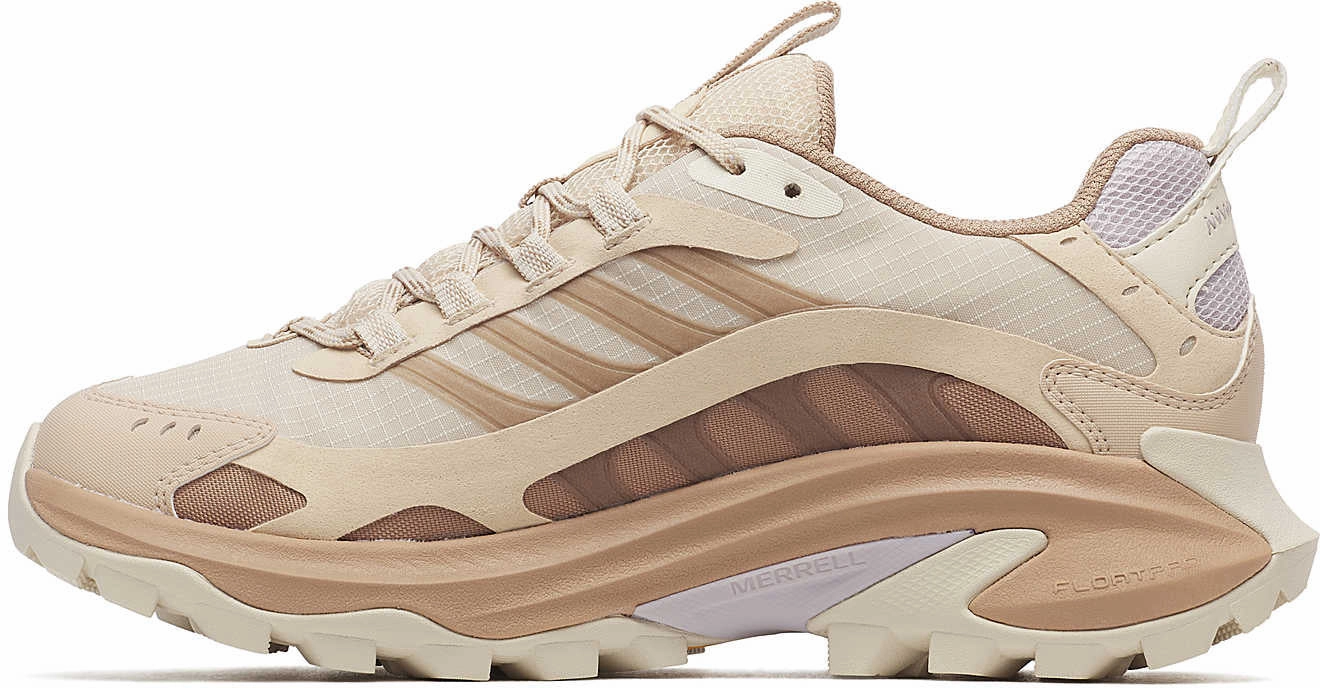 Merrell Moab Speed 2 GORE-TEX Womens Walking Shoes - Beige Non Slip Footwear gym workouts