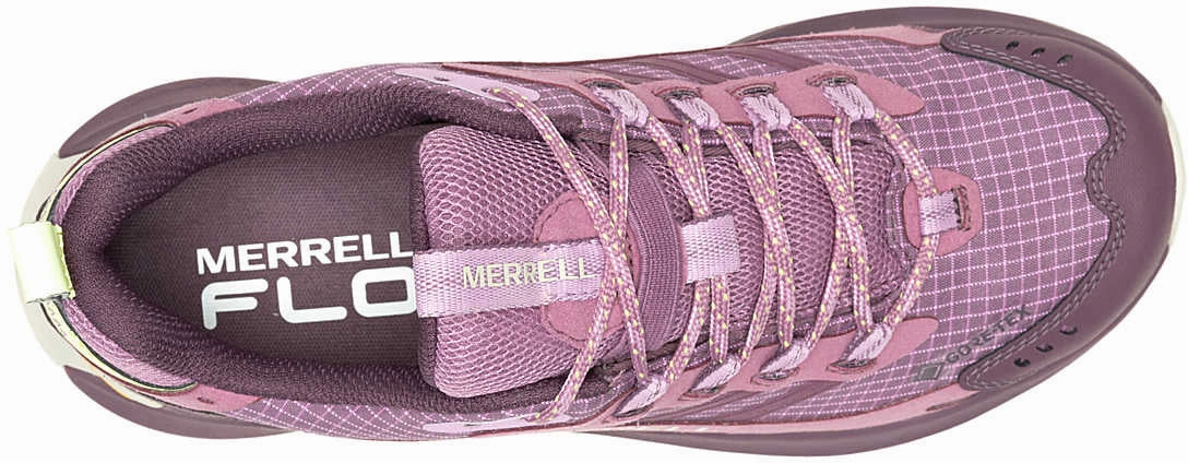 Merrell Moab Speed 2 GORE-TEX Womens Walking Shoes - Purple flexible panels