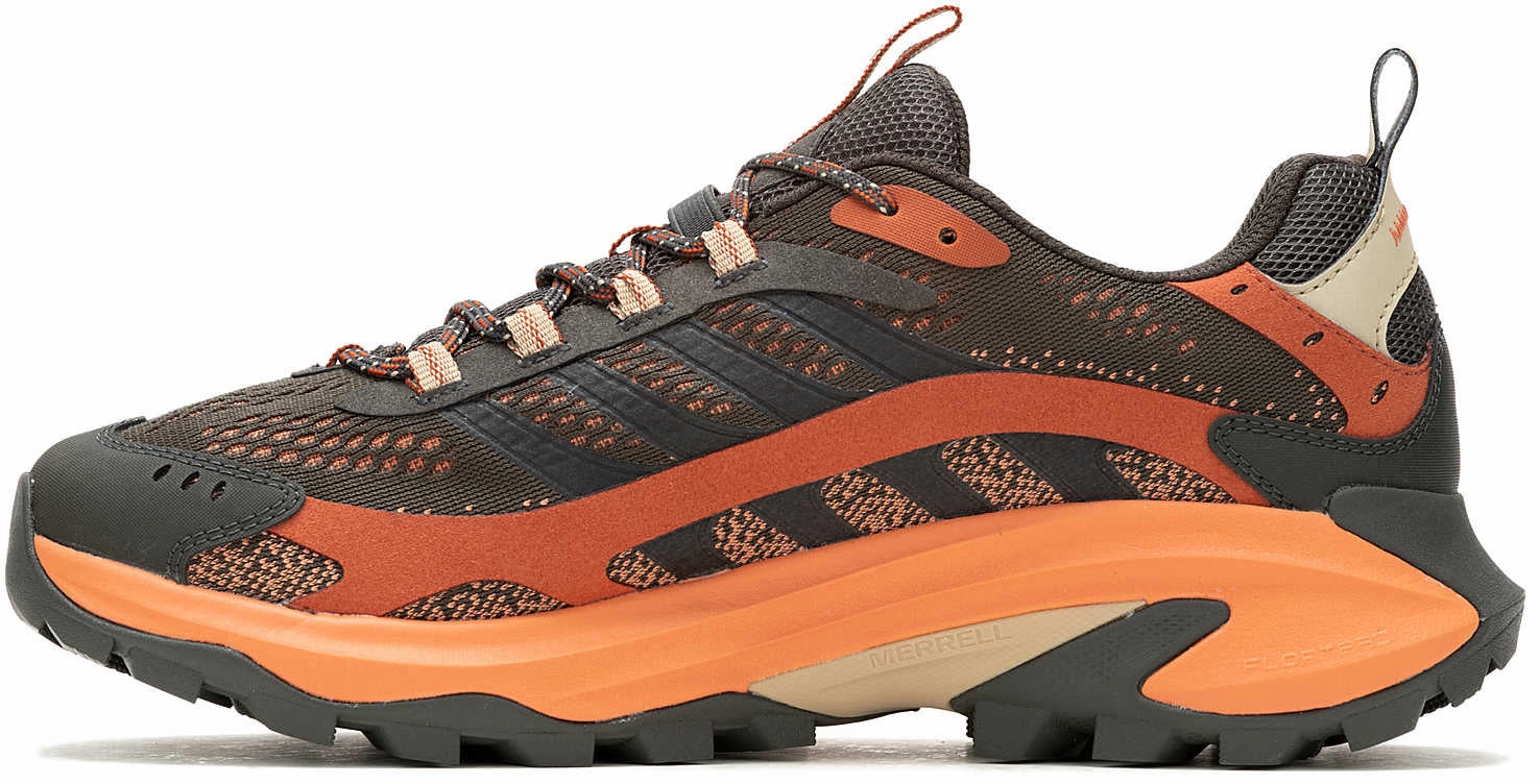 Merrell Moab Speed 2 Mens Walking Shoes - Grey for relay races Dark color