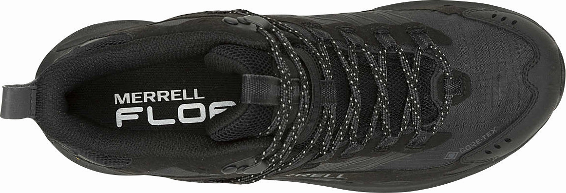 for park runs Shank Plate Merrell Moab Speed 2 Mid GORE-TEX Mens Walking Boots - Black