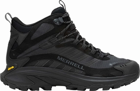 Merrell Moab Speed 2 Mid GORE-TEX Mens Walking Boots - Black Travelers