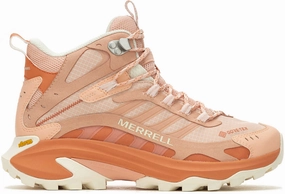 Merrell Moab Speed 2 Mid GORE-TEX Womens Walking Boots - Orange Beginner runner
