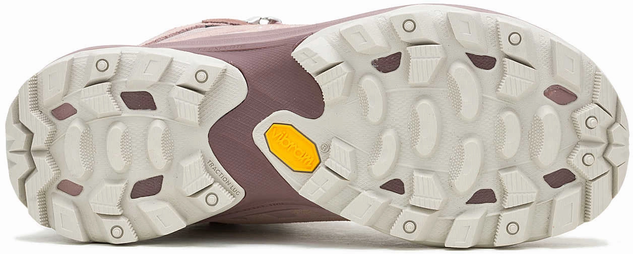 low - top style budget-friendly Merrell Moab Speed 2 Thermo Mid Waterproof Womens Walking Boots - Pink