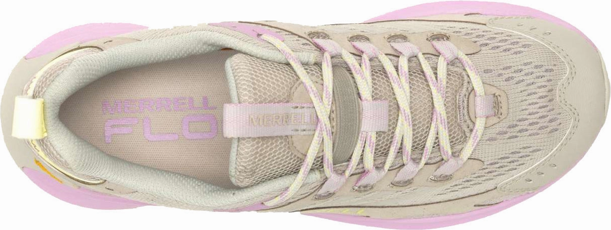 Zigzag Pattern Urban Activity Merrell Moab Speed 2 Womens Walking Shoes - Grey