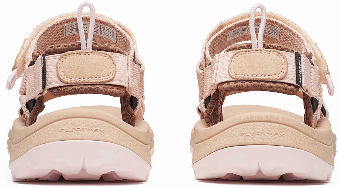 Cushioned Fit Effortless Foot Slip Merrell Speed Fusion Sport RMX Womens Sandals - Pink