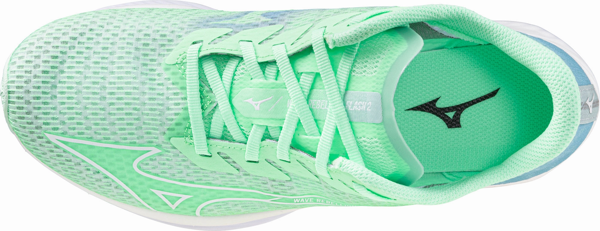 Mizuno Wave Rebellion Flash 2 Womens Running Shoes - Green paddleboarding - running shoes