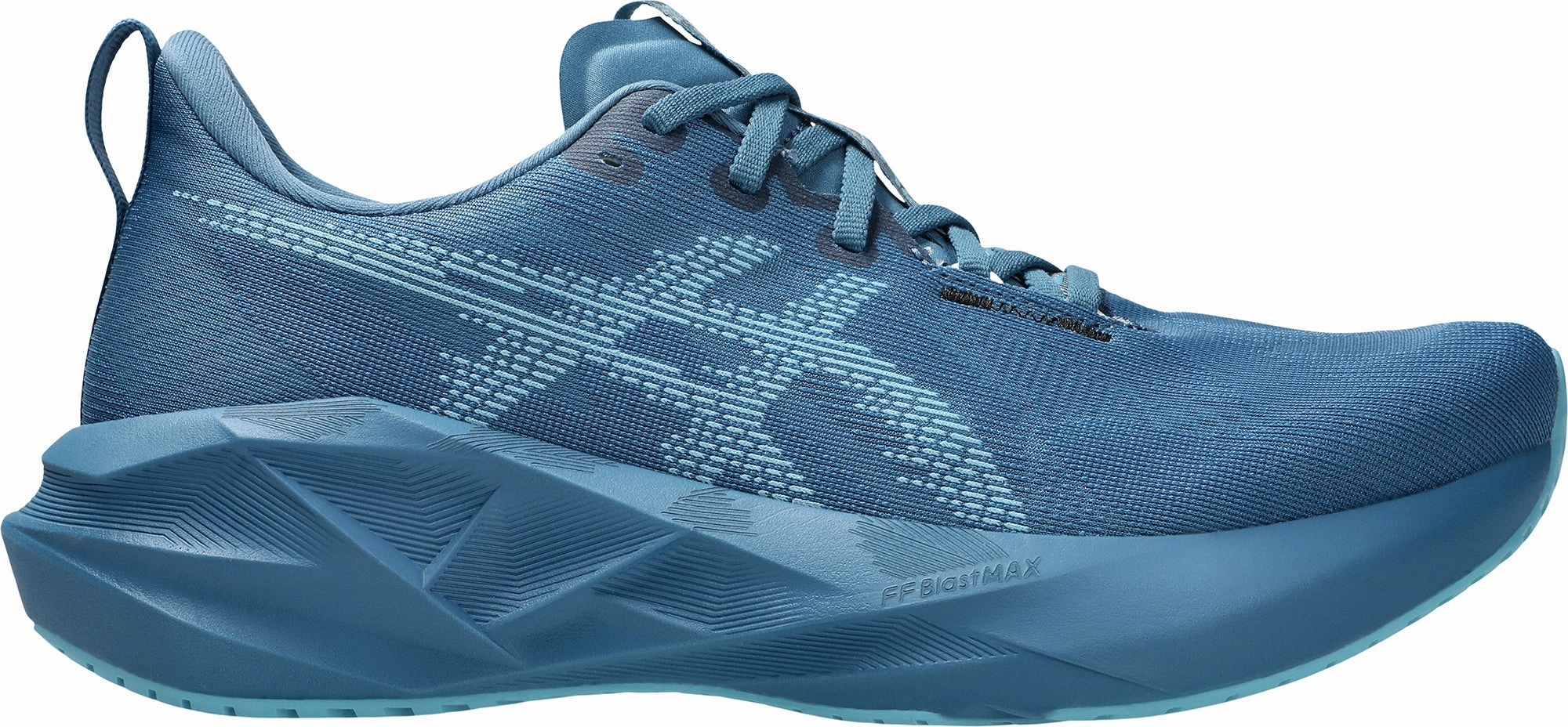 Asics NovaBlast 5 Mens Running Shoes - Blue Relay - race running in a taiga area shoes