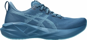Asics NovaBlast 5 Mens Running Shoes - Blue Relay - race running in a taiga area shoes