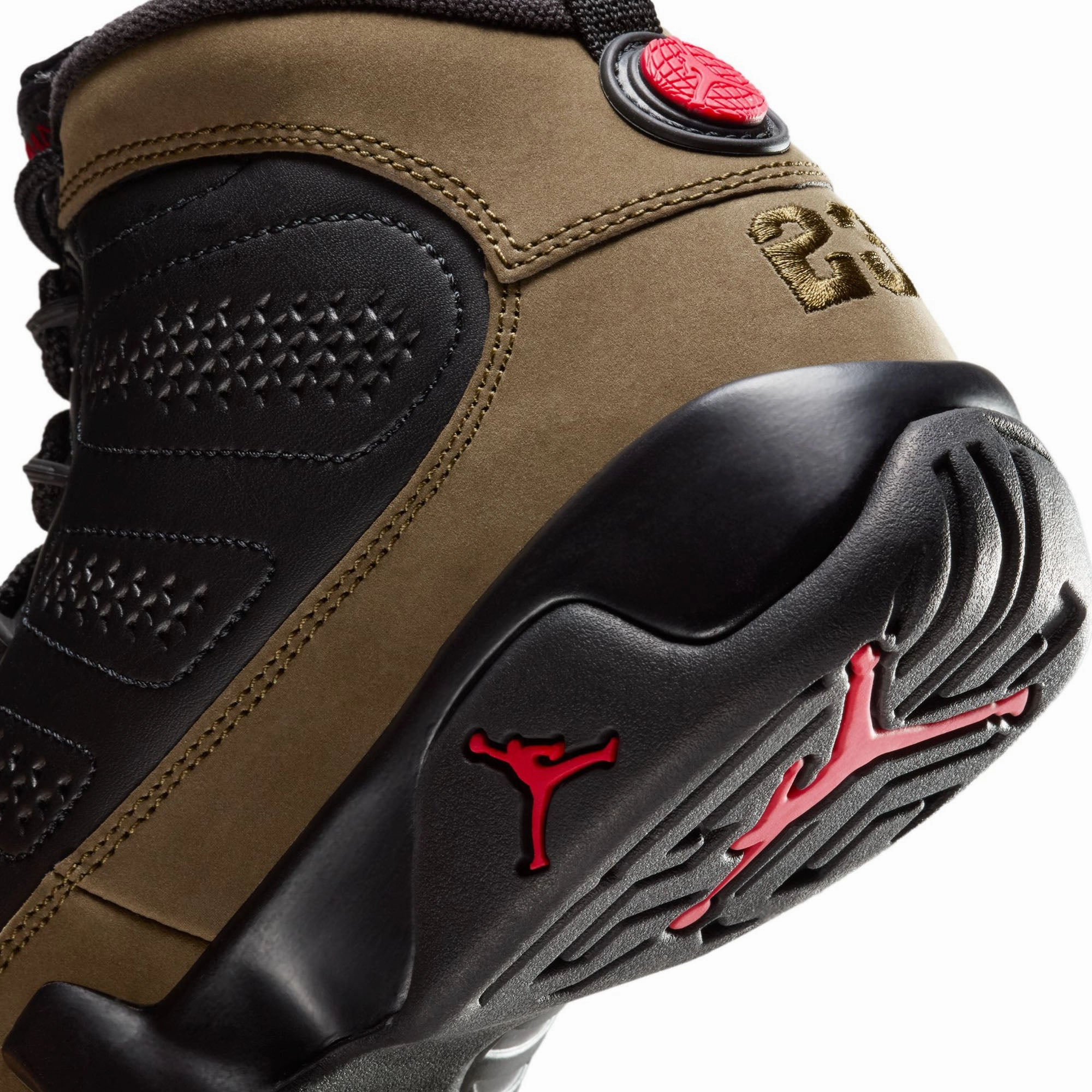 minimalist running shoes Air Jordan 9 Kids Retro "Olive" Shoes